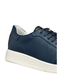 Geox Sneakersy D Meleda D55UGA 05422 C4002 Granatowy. Kolor: niebieski. Materiał: skóra