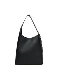 Tory Burch Torebka Romy Hobo 170964 Czarny. Kolor: czarny. Materiał: skórzane