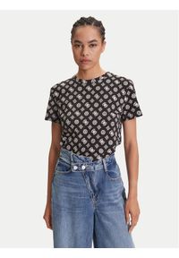 Guess T-Shirt V5YI04 I3Z14 Czarny Regular Fit. Kolor: czarny. Materiał: bawełna