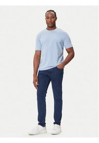 BOSS T-Shirt Tchup 50473278 Błękitny Relaxed Fit. Kolor: niebieski. Materiał: bawełna