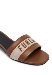 Furla Klapki Cilindro YK98CIL BX4520 Kolorowy. Materiał: skóra. Wzór: kolorowy #2