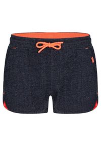 YOURGLOVES - Damskie szorty Loap Edula M - Lekkie i szybkoschnące. Kolor: żółty, wielokolorowy, fioletowy. Materiał: wiskoza, poliester, bawełna. Sezon: lato. Sport: turystyka piesza #1