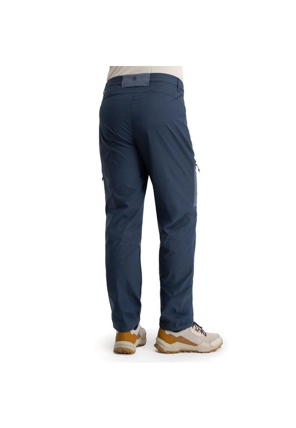 SIROKO - Męskie lekkie spodnie trekkingowe Siroko Traverse Marine. Kolor: niebieski. Sport: turystyka piesza