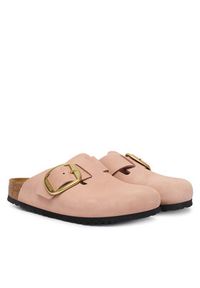 Birkenstock Klapki Boston Big Buckle 1031883 Różowy. Kolor: różowy. Materiał: nubuk, skóra #3
