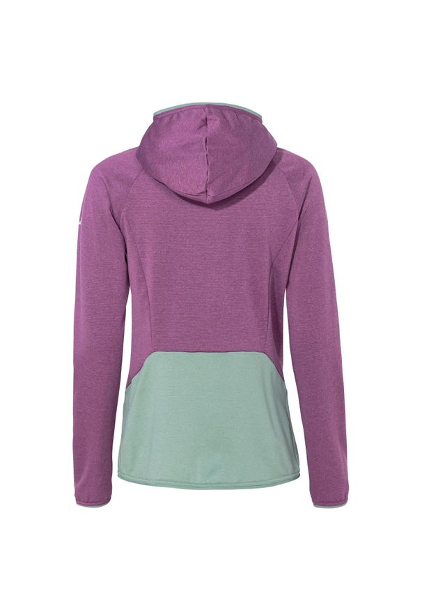 Vaude - Bluza damska z kapturem VAUDE Tekoa II. Typ kołnierza: kaptur. Kolor: fioletowy, różowy, wielokolorowy