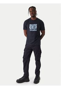 C.P. Company T-Shirt 20CMTS141A110579W Granatowy Regular Fit. Kolor: niebieski. Materiał: bawełna #4