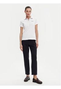 Barbour Polo LML0634WH33 Biały Regular Fit. Typ kołnierza: polo. Kolor: biały. Materiał: bawełna