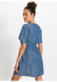 Sukienka dżinsowa TENCEL™ Lyocell z guzikami z tworzywa w optyce masy rogowej bonprix niebieski "stone”. Kolor: niebieski. Materiał: lyocell. Sezon: lato #4