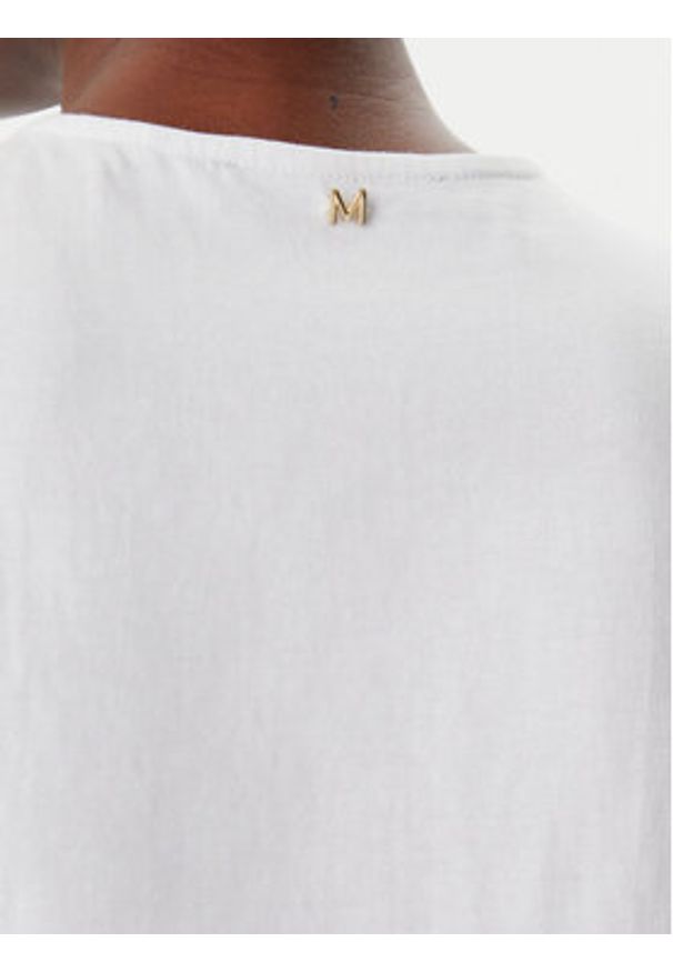 LOLA CASADEMUNT Top MS2515019 Biały Regular Fit. Kolor: biały. Materiał: bawełna
