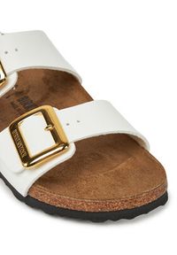 Birkenstock Klapki Sydney Cushion Buckle 1029438 Biały. Kolor: biały. Materiał: skóra #4