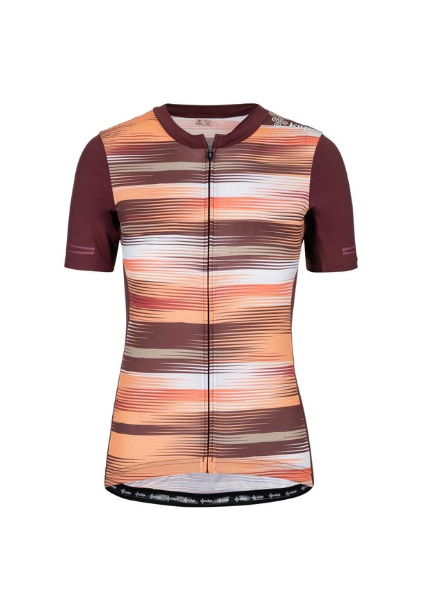 Damska koszulka kolarska Kilpi MOATE-W. Kolor: różowy, wielokolorowy, czerwony. Sport: kolarstwo