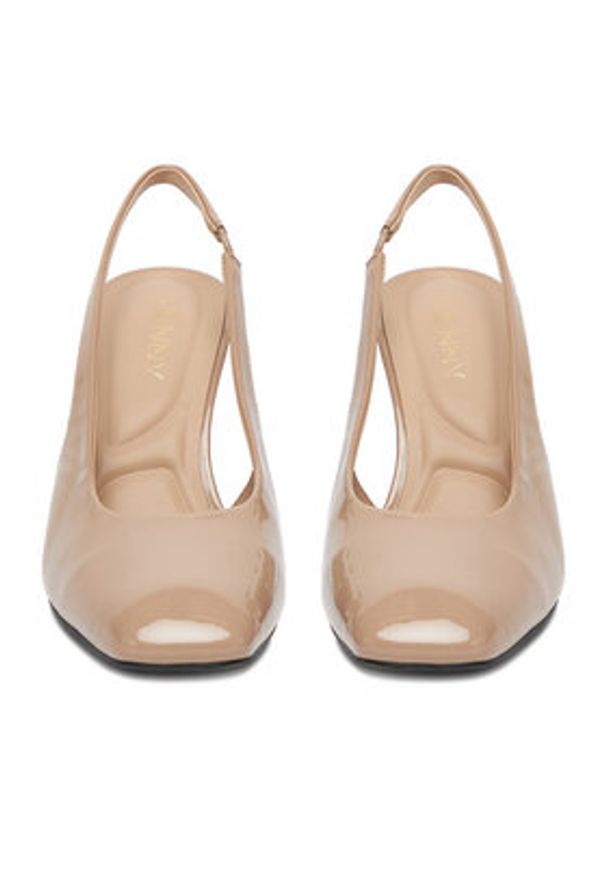 Jenny - JENNY Czółenka CEO-CD24-190-1 Beżowy. Kolor: beżowy. Materiał: syntetyk, materiał