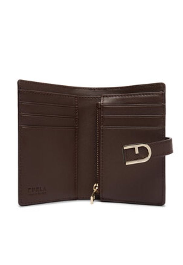Furla Duży Portfel Damski Flow S Compact Wallet WP00401 BX2045 CN 4284S 1007 Brązowy. Kolor: brązowy. Materiał: skóra