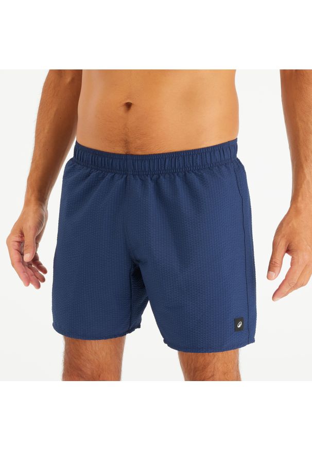 NABAIJI - Szorty pływackie męskie Nabaiji 100 Teksturowane. Kolor: niebieski. Materiał: poliester, materiał