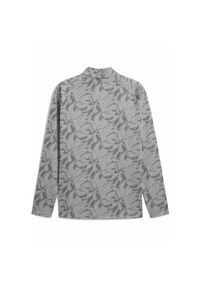 Puma - Męska bluza przedmeczowa z zamkiem 1/4 AC Milan PUMA Smokey Gray White. Kolor: szary