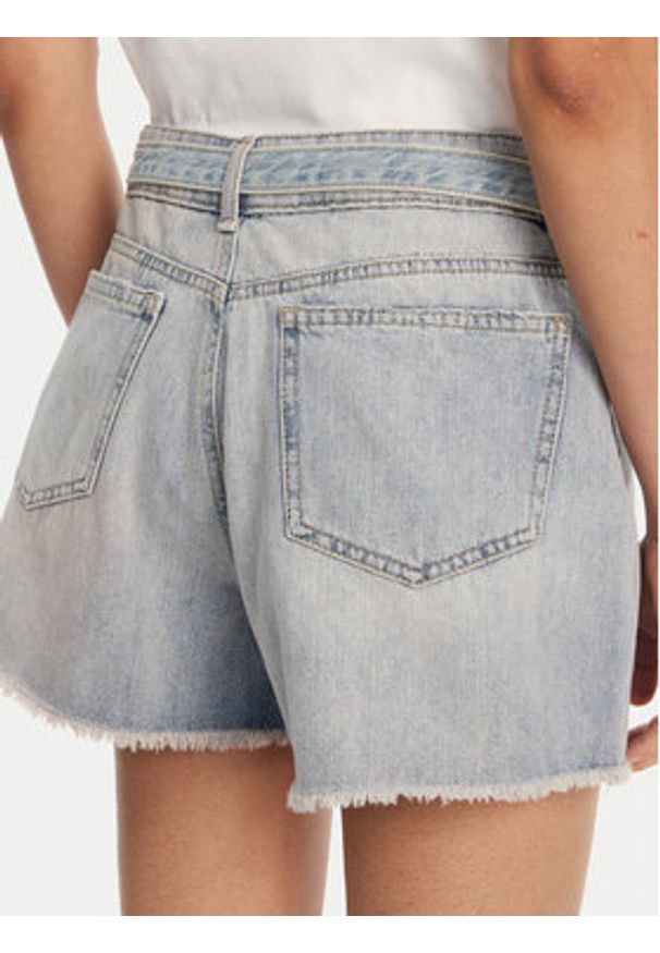 TwinSet - TWINSET Szorty jeansowe 251TT2262 Niebieski Slim Fit. Kolor: niebieski. Materiał: bawełna