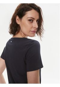 Weekend Max Mara T-Shirt Multib 2415971011 Granatowy Regular Fit. Kolor: niebieski. Materiał: bawełna