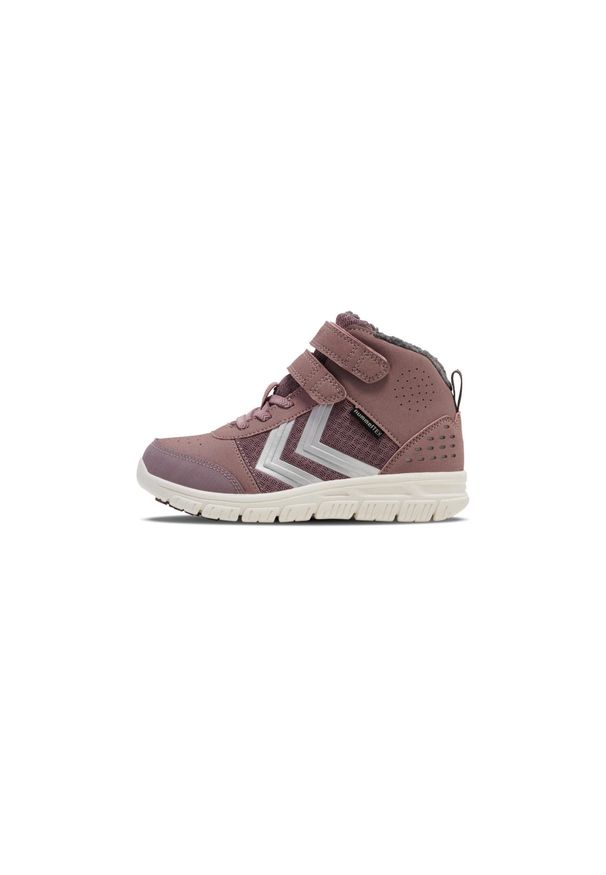 Trenerzy dla dzieci Hummel Crosslite Winter Mid Tex. Okazja: na uczelnię. Kolor: fioletowy. Sport: joga i pilates
