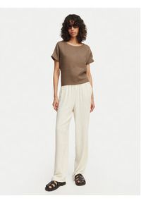 only - ONLY Spodnie materiałowe Siesta 15322263 Beżowy Regular Fit. Kolor: beżowy. Materiał: wiskoza #3