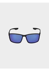 4f - Okulary przeciwsłoneczne z polaryzacją. Kolor: niebieski. Wzór: gradientowy