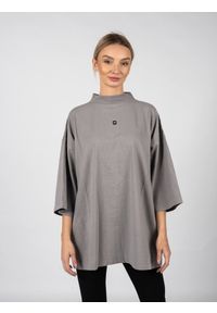 Yeezy Gap Engineered by Balenciaga - Yeezy Gap Engineered By Balenciaga T-Shirt "Logo" | 719614 TMVQ2 | Mężczyzna | Szary. Kolor: szary. Materiał: bawełna. Wzór: nadruk #9