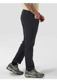 Wrangler - WRANGLER FWDS 5 POCKET ATG MĘSKIE SPODNIE MATERIAŁOWE PANT BLACK WA1P57100 112144844. Okazja: na spacer, na co dzień. Materiał: materiał. Styl: casual, klasyczny #2