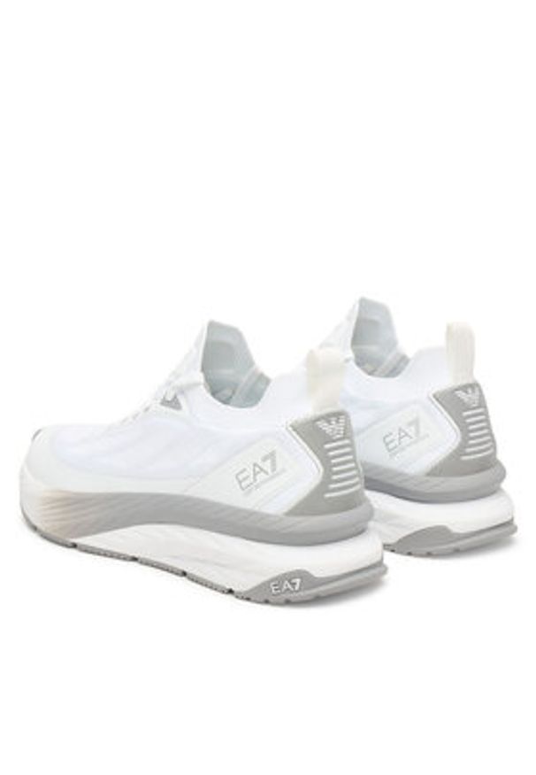 EA7 Emporio Armani Sneakersy 7X000343 AF18639 MZ024 Biały. Kolor: biały. Materiał: materiał