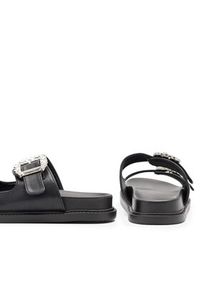 DeeZee Klapki ARABELLA KL-E566-40 Czarny. Kolor: czarny. Materiał: skóra #3