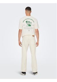 Only & Sons Jeansy 22025917 Biały Loose Fit. Kolor: biały