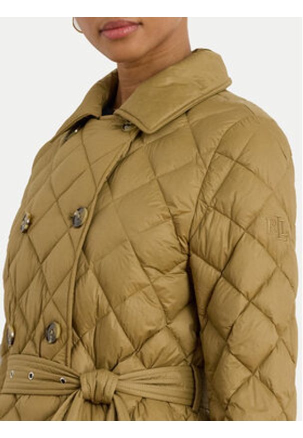 Lauren Ralph Lauren - LAUREN RALPH LAUREN Kurtka puchowa 297979514002 Brązowy Straight Fit. Kolor: brązowy. Materiał: syntetyk