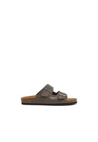 Sandały Pepe Jeans Bio Double Chicago. Kolor: brązowy. Sezon: lato #1