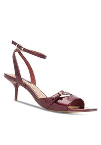Nine West Sandały FEROZA BYCCC02 Bordowy. Kolor: czerwony. Materiał: syntetyk #4