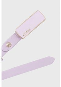 Guess pasek damski kolor fioletowy. Kolor: fioletowy. Materiał: guma #2