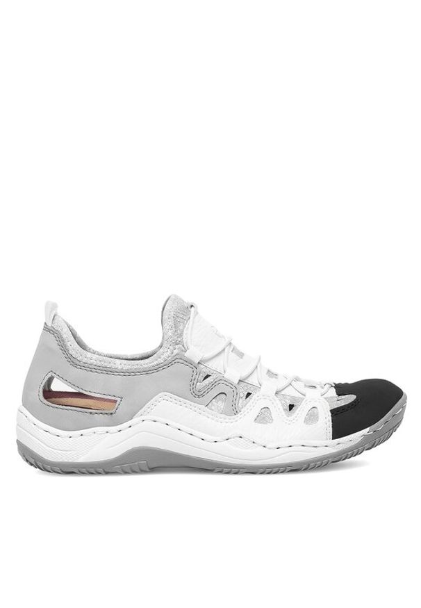 Rieker Sneakersy L0539-80 Biały. Kolor: biały