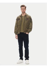 Aeronautica Militare Kurtka przejściowa 251AB2071CT3081 Khaki Regular Fit. Kolor: brązowy. Materiał: syntetyk #5