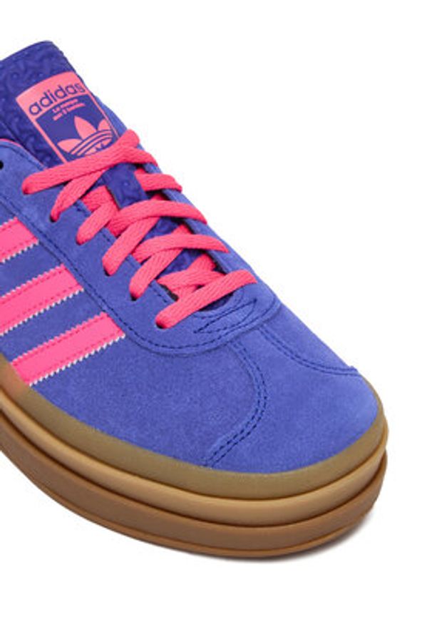 Adidas - adidas Sneakersy Gazelle Bold W IH4193 Niebieski. Kolor: niebieski. Materiał: skóra, zamsz. Model: Adidas Gazelle