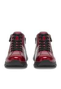 Rieker Sneakersy CEO-N1400-33 Czerwony ciemny. Kolor: czerwony. Materiał: skóra #2