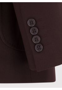 Pako Lorente - PAKO LORENTE – Burgundowa casualowa marynarka męska. Okazja: na co dzień. Kolor: czerwony. Materiał: wełna. Wzór: gładki. Styl: casual #4