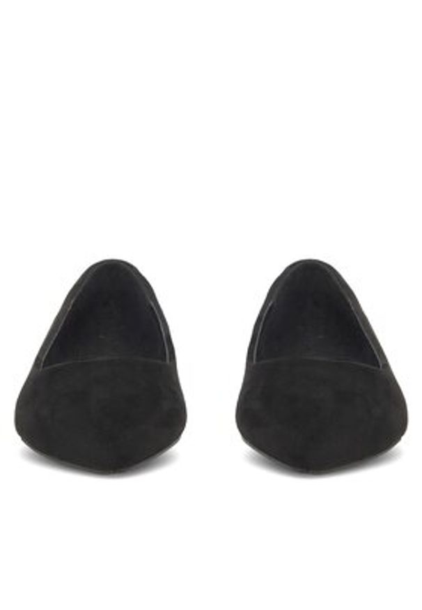 Nine West Baleriny WFA2622-1 Czarny. Kolor: czarny. Materiał: materiał