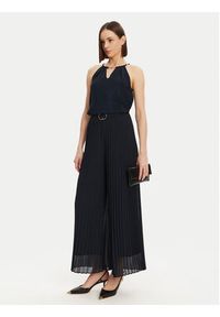 Morgan Spodnie palazzo 232-PCARY Granatowy Wide Leg. Kolor: niebieski. Materiał: syntetyk