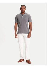 United Colors of Benetton - United Colors Of Benetton Polo 3089J3179 Szary Regular Fit. Typ kołnierza: polo. Kolor: szary. Materiał: bawełna #4