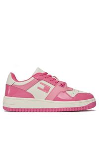 Tommy Jeans Sneakersy Tjw Retro Basket Patent Ltr EN0EN02499 Różowy. Kolor: różowy #1