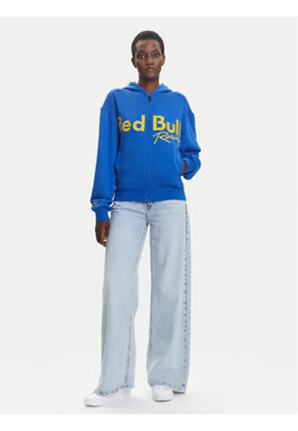 Pepe Jeans Bluza Red Bull Racing Logo RL580011 Niebieski Relaxed Fit. Kolor: niebieski. Materiał: bawełna
