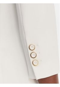 Elisabetta Franchi Marynarka GI-215-61E2-V590 Biały Regular Fit. Kolor: biały. Materiał: syntetyk #4