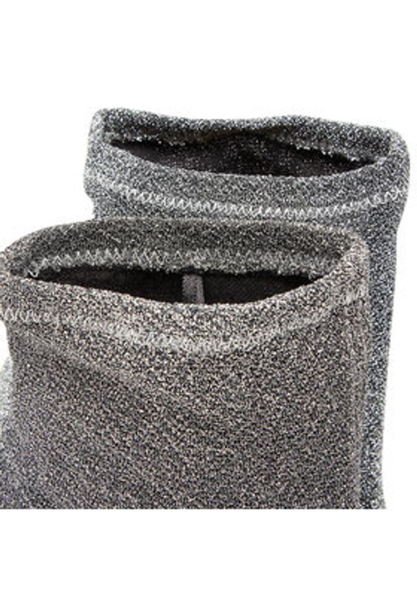DeeZee Botki KL-HT6933-1 Srebrny. Kolor: srebrny. Materiał: materiał