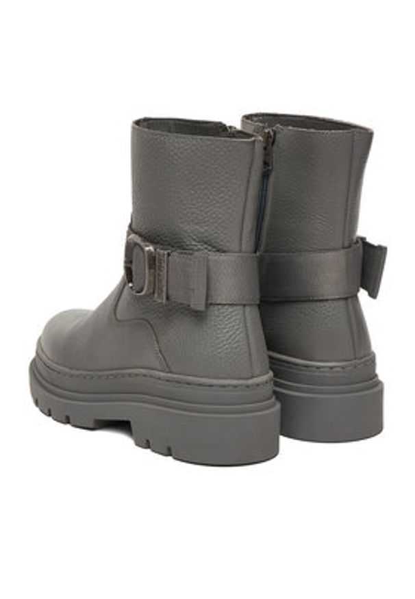 G-Star RAW - G-Star Raw Botki CEO-WI45-VR-3400-03 Szary. Kolor: szary. Materiał: skóra