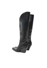 Jenny Fairy Kozaki LS5841-03 Czarny. Kolor: czarny. Materiał: skóra #12