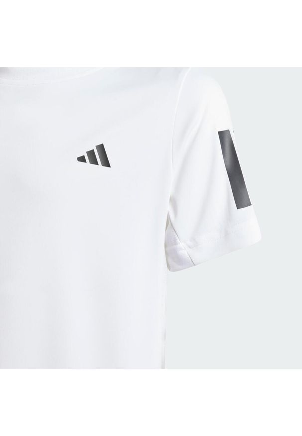 Adidas - Koszulka Club Tennis 3-Stripes Kids. Kolor: biały. Technologia: ClimaCool (Adidas). Sport: tenis