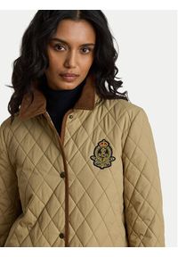 Lauren Ralph Lauren - LAUREN RALPH LAUREN Kurtka przejściowa Crested 3/4 Quilt 297P18059002 Beżowy Regular Fit. Kolor: beżowy. Materiał: syntetyk #7