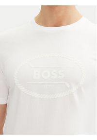 BOSS T-Shirt 50537825 Biały Regular Fit. Kolor: biały. Materiał: bawełna #5